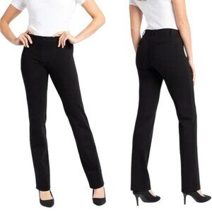 Betabrand straight leg yoga dress pants size small petite W0076-BK